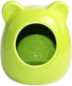 Happy Pet Knaagdierhuisje Hamster Keramiek Groen (12X12X13 CM)