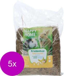 Happy Home Kruidenhooi – Appel&Banaan – Konijnenvoer – 5 X 500 G