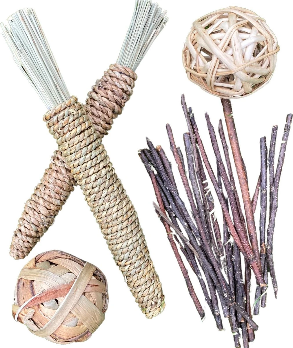 WeLovePets Konijnen Speelgoed Set 5-delig – Uitgebreide Set Van Hoogwaardige Kwaliteit – Hamster Speelgoed – Knaagdierenspeelgoed – Cavia Speelgoed 1 WeLovePets Konijnen Speelgoed Set 5-delig – Uitgebreide Set Van Hoogwaardige Kwaliteit – Hamster Speelgoed – Knaagdierenspeelgoed – Cavia Speelgoed