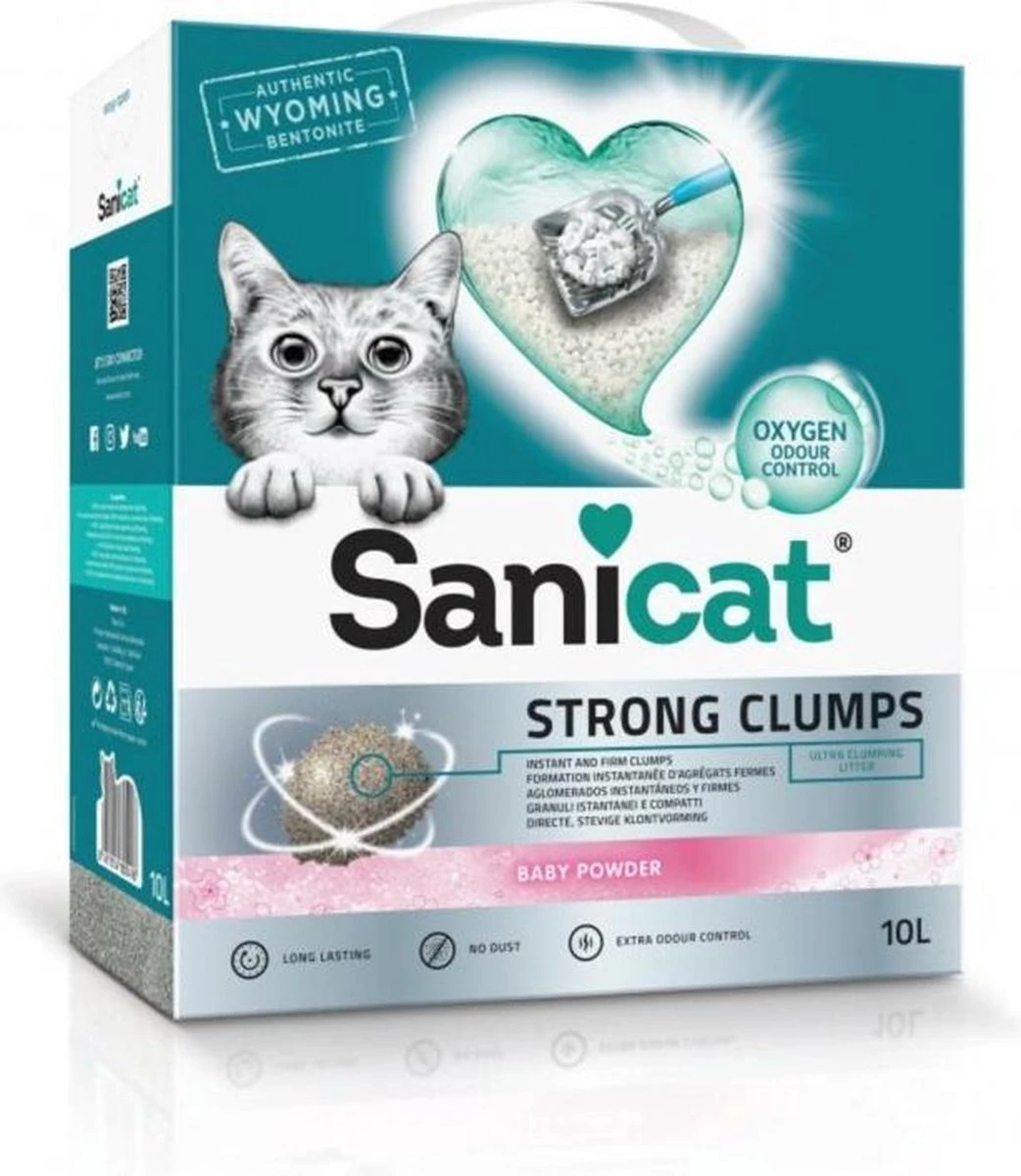 Sanicat Strong Clumps 10 Liter 1 Sanicat Strong Clumps 10 Liter