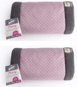 2x Bunny Nature Fleecy Pink – Bodembedekking Voor Knaagdier – 31x24cm