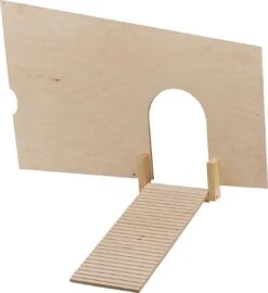 Ferplast Scheidingswand + Ladder Voor Grand Lodge Konijnenhok – 62,6x40cm