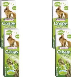Versele-Laga Crispy Mega Sticks Konijn&Cavia Weide Kruiden – Konijnensnack – 4 X 2×70 G