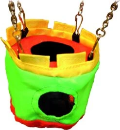 Flamingo – Hamsterspeelgoed Huis Chateau – Groen – 10 X 10 X 24.5 Cm