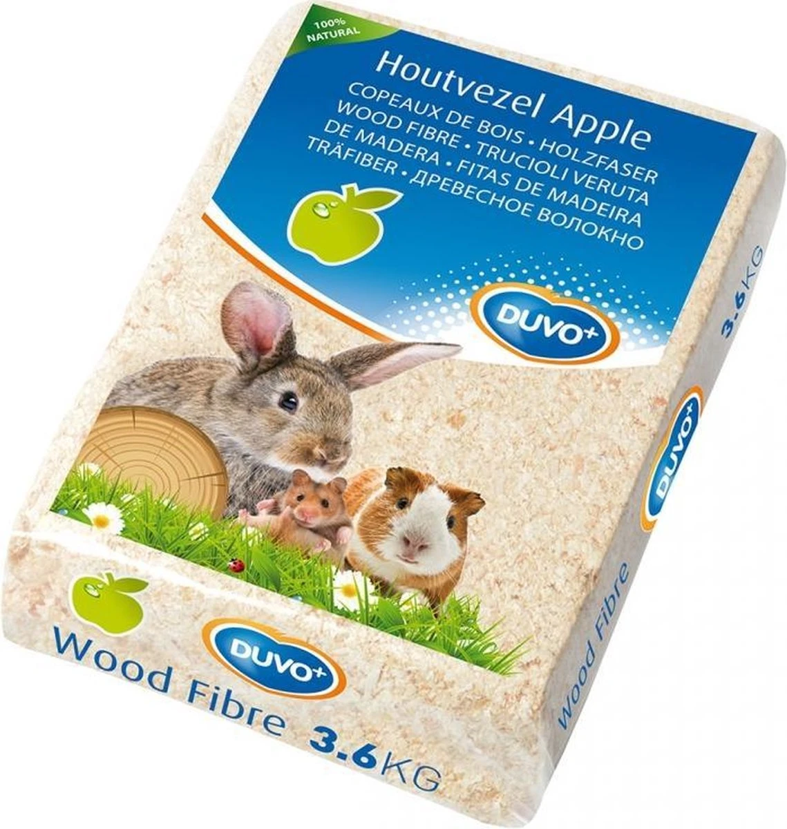 Duvo+ Houtvezel Appel 3,6KG 1 Duvo+ Houtvezel Appel 3,6KG