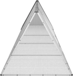 VidaXL Konijnenhok 504,5×80,5×71 Cm Gegalvaniseerd Staal Antraciet