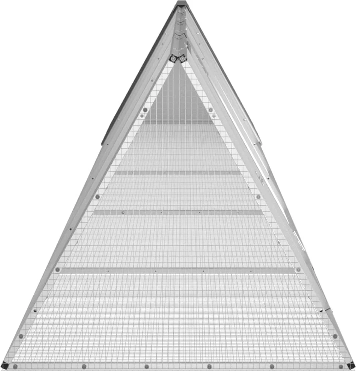 VidaXL Konijnenhok 504,5×80,5×71 Cm Gegalvaniseerd Staal Antraciet 1 VidaXL Konijnenhok 504,5×80,5×71 Cm Gegalvaniseerd Staal Antraciet