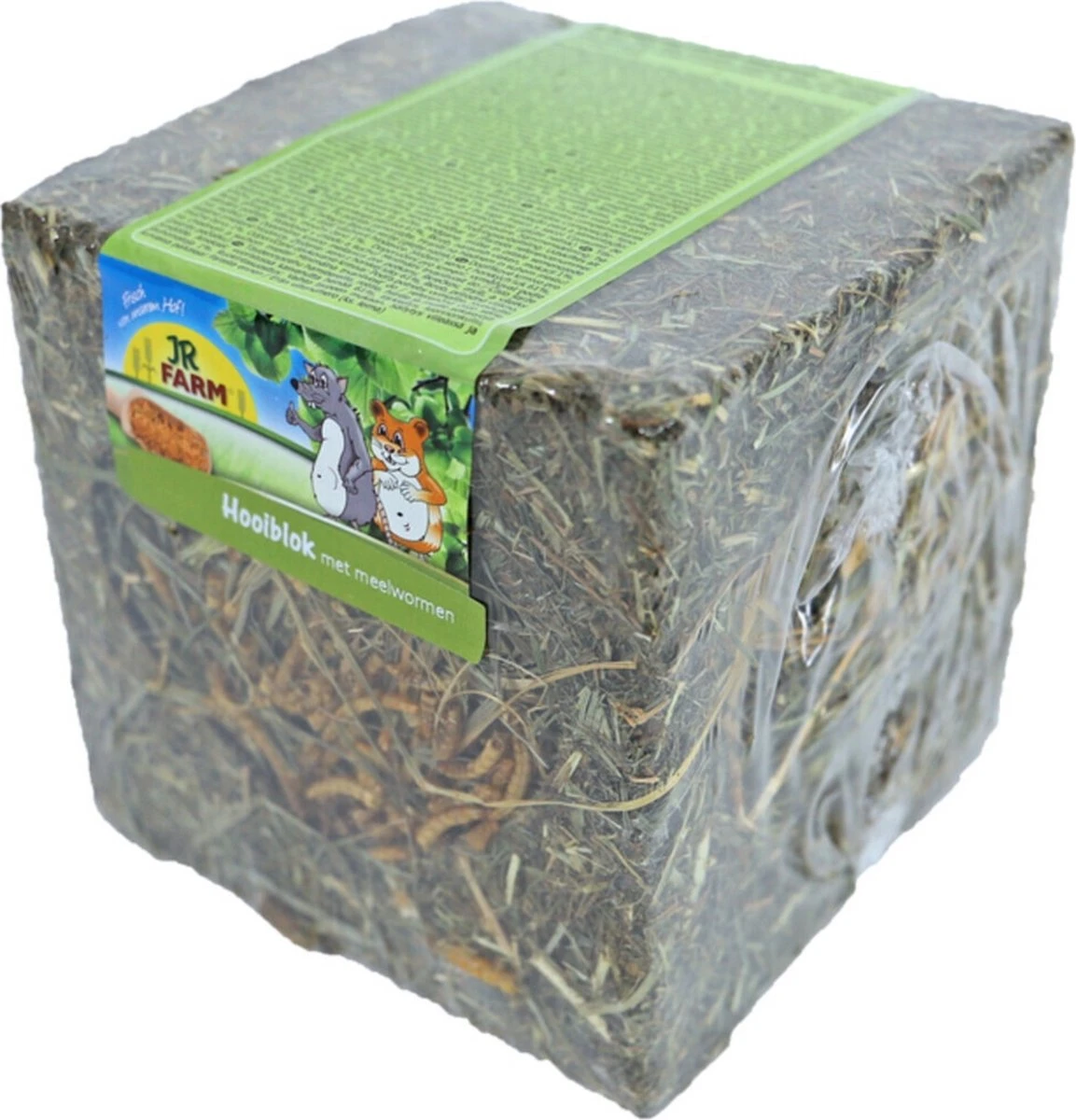JR Farm Hooiblok Met Meelwormen 125 Gr 1 JR Farm Hooiblok Met Meelwormen 125 Gr