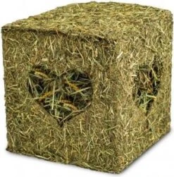 JR Farm – Hooiblok Met Meelwormen – 125g – Voor Knaagdieren