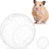 Relaxdays 2x Hamsterbal Doorzichtig – Knaagdierspeelgoed – Loopbal Kunststof – 14cm
