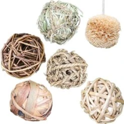 We Love Pets Konijnen Speelgoed Knaagdier – Hamster Speelgoed – Knaagdierenspeelgoed – 6 Speelballen – Geeft Uren Speelplezier – Cavia Speelgoed