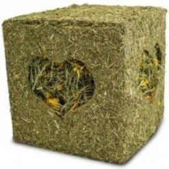 JR Farm – Hooiblok Met Bloemen – 450g – Voor Knaagdieren