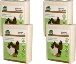 Happy Home Houtvezel – Bodembedekking – 4 X 3.5 Kg