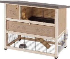 FERPLAST Kooi Ferplast Konijnenhok Ranch Taupe/Grijs/Wit