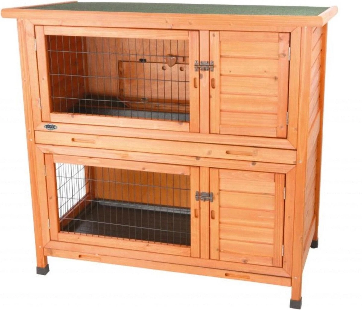 Trixie Natura Konijnenhok Bruin 1 Trixie Natura Konijnenhok Bruin