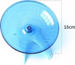 Hamster Loopwiel Looprad Rad Plat Blauw Hamsterrad