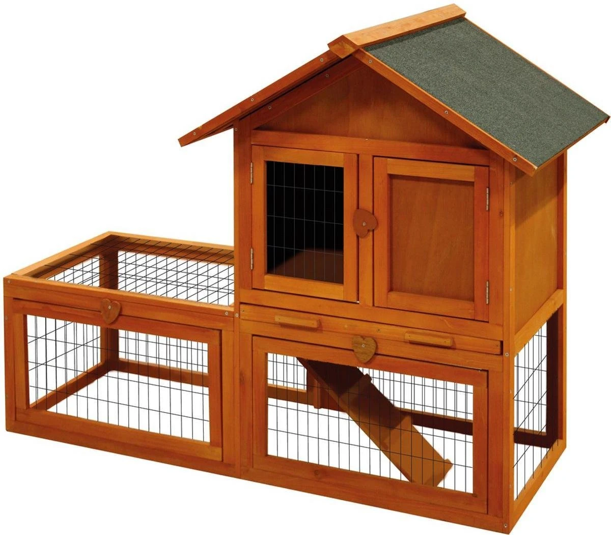 Flamingo – Konijnenhok Salsa – Bruin – 135 X 65 X 99.5 Cm 1 Flamingo – Konijnenhok Salsa – Bruin – 135 X 65 X 99.5 Cm