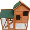 Topmast Konijnenhok Buitenhok Konijnenkooi – Woodland Landscape 115 X 78 X 113 Cm