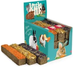Little One Knabbelstick Van Weidegrassen (Wortel, Kaasjeskruidbloemen, Goudsbloemen) 9×85 Gram
