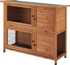 Konijnenhok Falkenau 104x122x50 Cm Houtkleurig