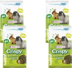 Versele-Laga Crispy Pellets Konijn – Konijnenvoer – 4 X 2 Kg