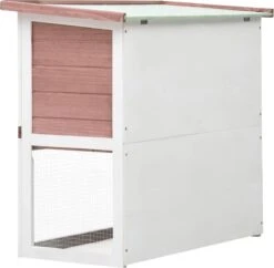 VidaXL Konijnenhok Voor Buiten Met 1 Deur Hout Bruin