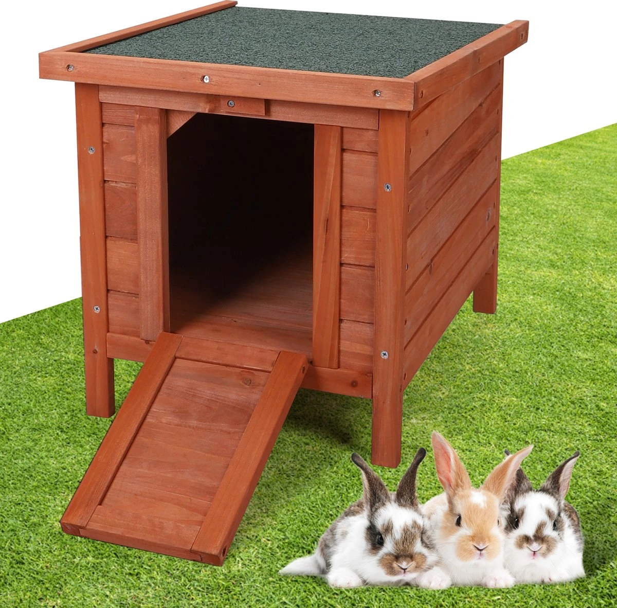 Nobleza Konijnenhok – Knaagdieren Kooi – Knaagdierhuis – 42 X 52 X 43 Cm – Bruin 1 Nobleza Konijnenhok – Knaagdieren Kooi – Knaagdierhuis – 42 X 52 X 43 Cm – Bruin