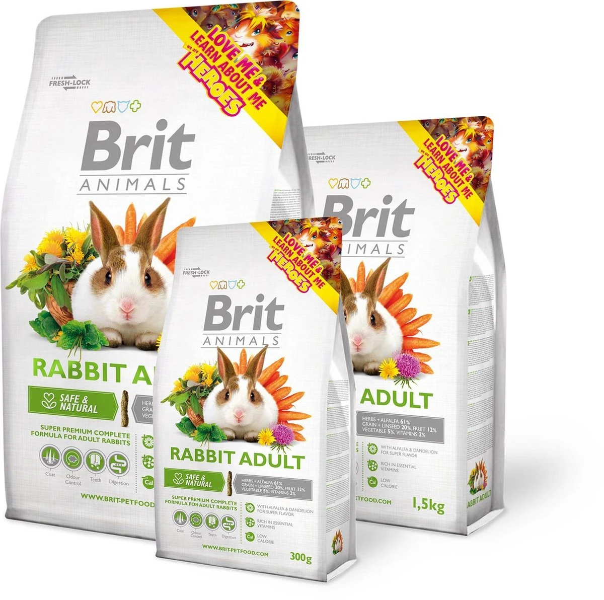 Brit Animals Adult Konijn 1.5kg 1 Brit Animals Adult Konijn 1.5kg