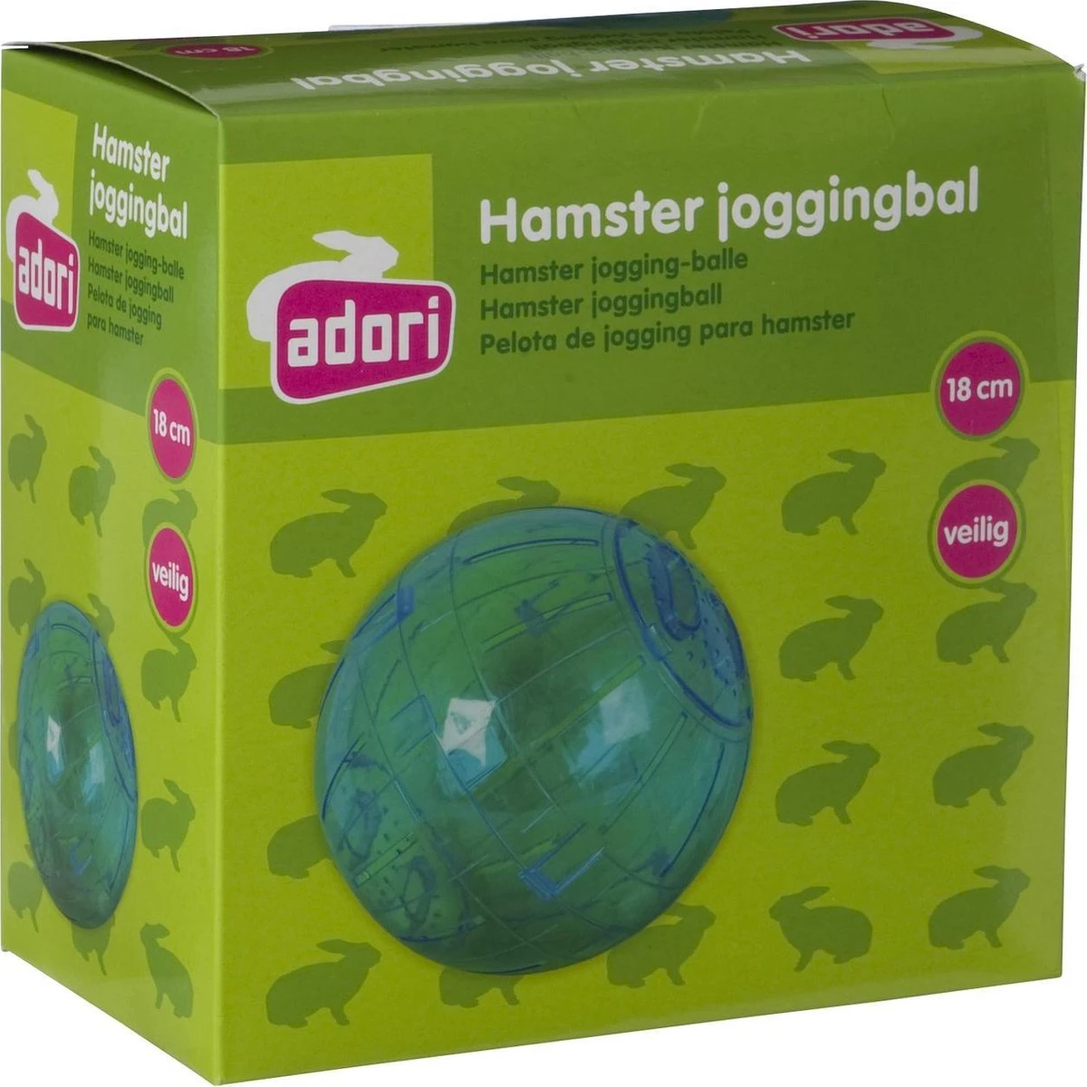 Adori Plastic Joggingbal Hamster 1 Adori Plastic Joggingbal Hamster