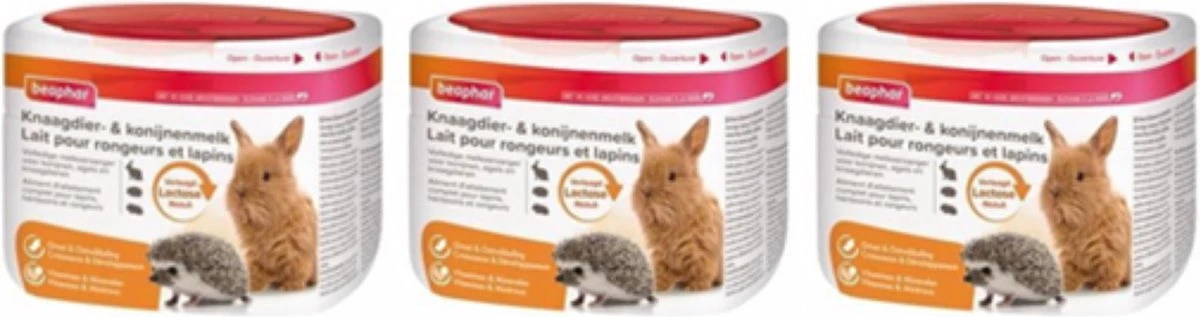 3x Beaphar Konijn/Knaagdiermelk – Moedermelkvervanger – 200g 1 3x Beaphar Konijn/Knaagdiermelk – Moedermelkvervanger – 200g