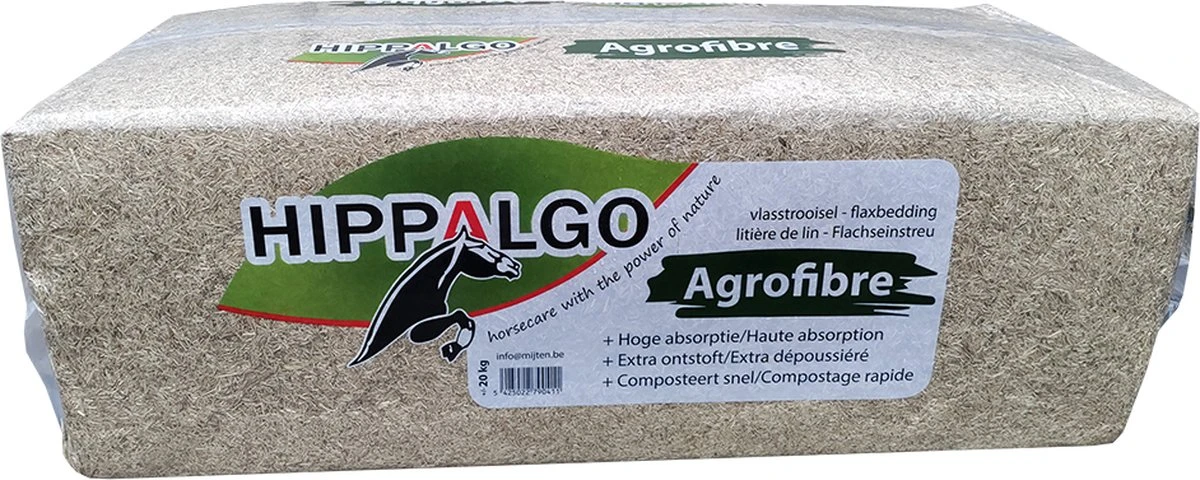 Vividerm Vlasstrooisel Baal – Bodembedekking – 20 Kg 1 Vividerm Vlasstrooisel Baal – Bodembedekking – 20 Kg