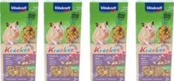 Vitakraft – Knaagdiersnack – Hamster Kracker – Noot – 112 Gram Per 4 Doosjes