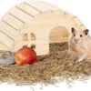 Relaxdays Hamsterhuis Hout – Knaagdierhuisje – Hamsterspeelgoed – Zonder Bodem – Natuur