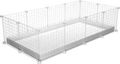 EnNELA Draadkubus Kooi Voor Cavia 4 X 2 X 1 C&C Cage Wit