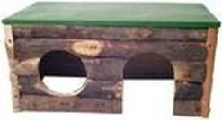 Houten Blokhut Large Ideaal Voor Fretten, Cavia, Konijnen.