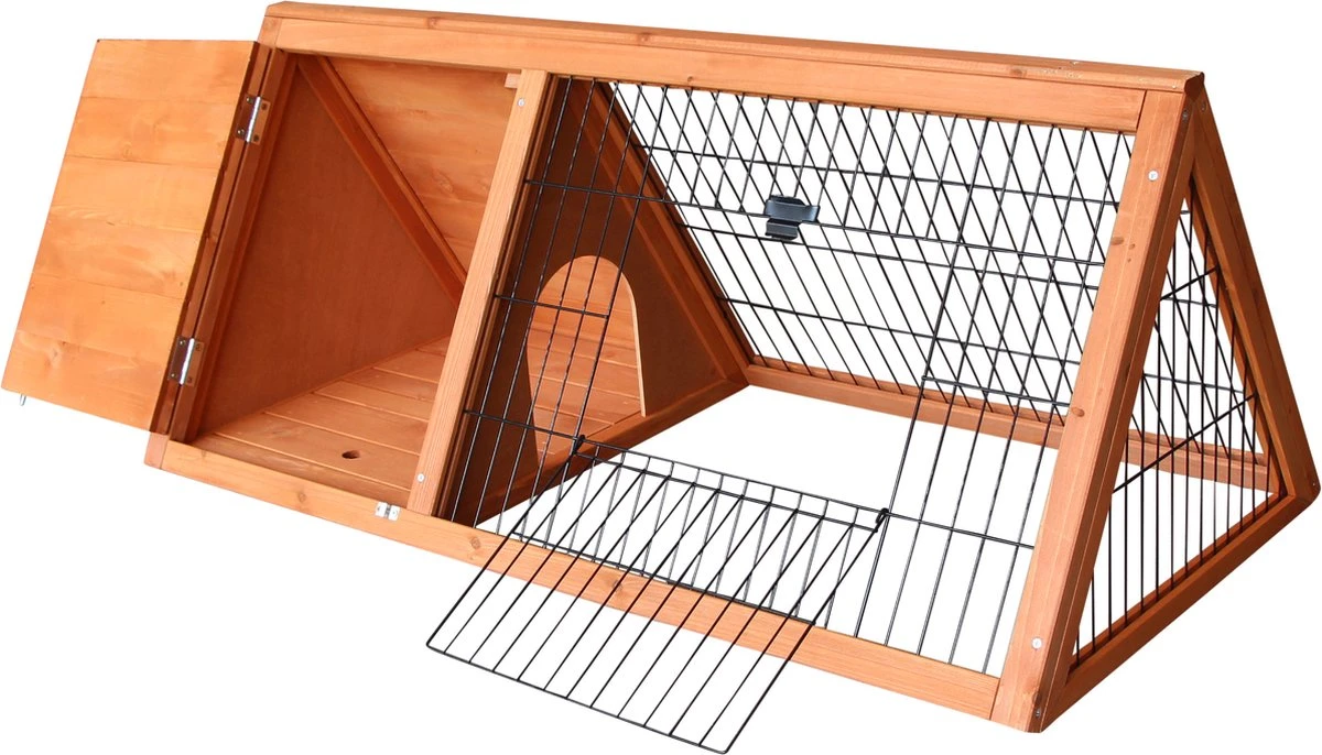 Topmast Fluffy Fields Konijnenren – 100 X 49 X 41 Cm – Konijnenhok Voor Buiten – Konijnenkooi – Konijnenhok 1 Topmast Fluffy Fields Konijnenren – 100 X 49 X 41 Cm – Konijnenhok Voor Buiten – Konijnenkooi – Konijnenhok