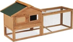 Relaxdays Konijnenhok Voor Buiten – Caviahok – Dierenverblijf – Hout – Konijnenkooi