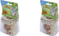 Jr Farm – Knaagdierensnack – Houten Rol Met Wortelvulling – 180 Gram – Per 2 Stuks