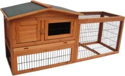 Flamingo – Konijnenhok Saar – Bruin – 155x53x70cm