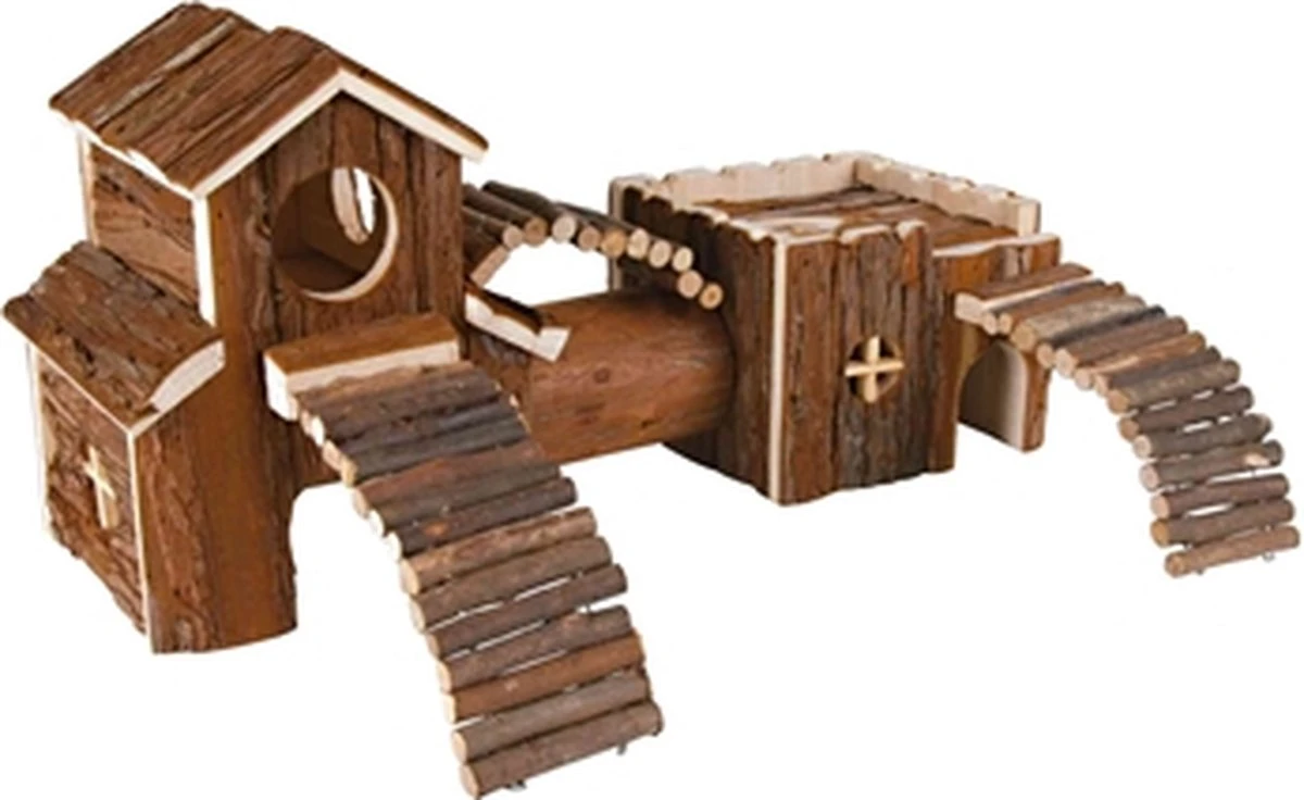 Trixie Natural Living Frida Tunnel System, 47 × 22 × 15 Cm 1 Trixie Natural Living Frida Tunnel System, 47 × 22 × 15 Cm