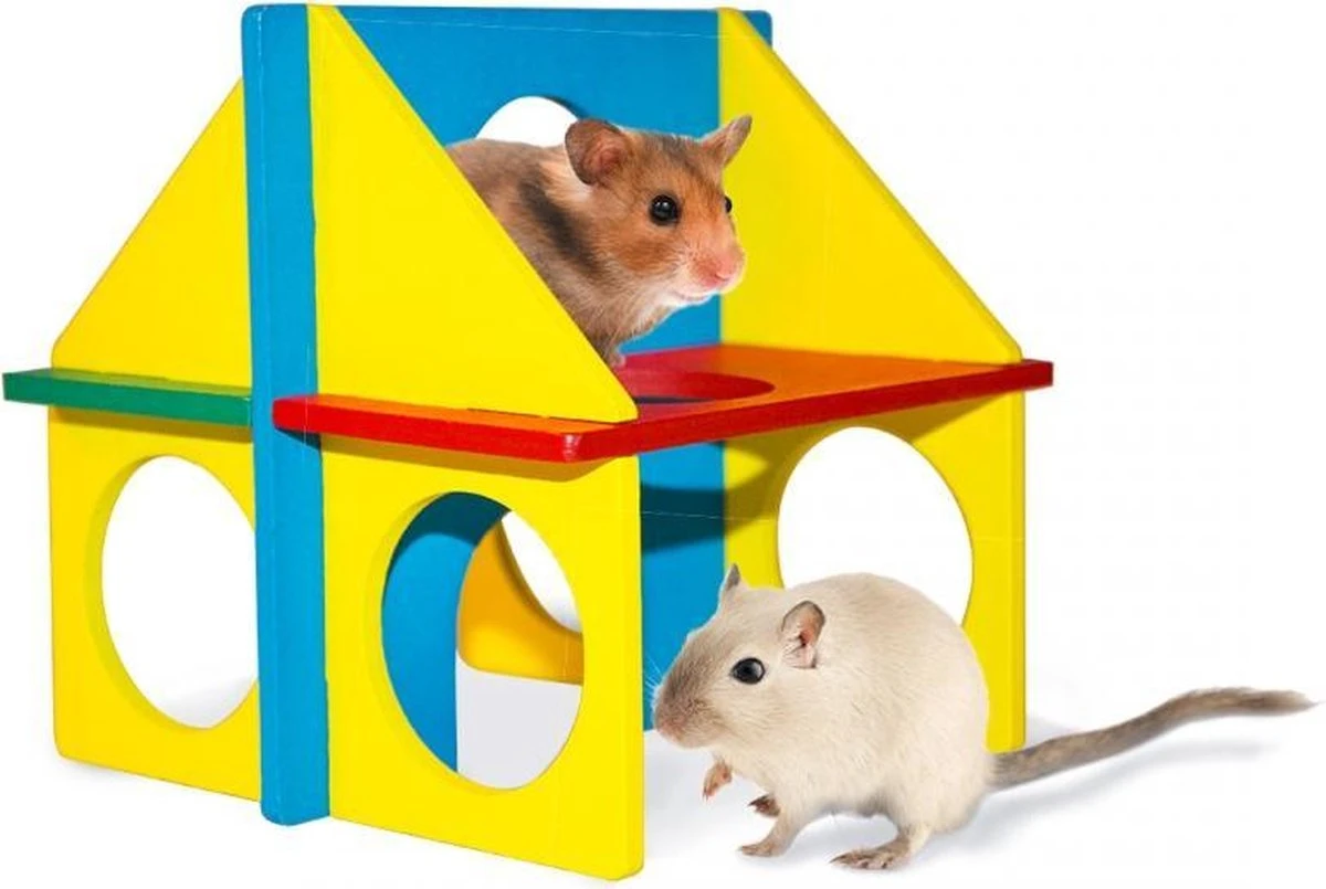 Duvo Diy Fun House Gemengde Kleuren 14x11cm 1 Duvo Diy Fun House Gemengde Kleuren 14x11cm