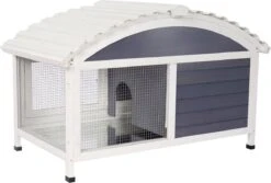 Adori Konijnenhok Jax 117x70x74 Cm Grijs/Wit