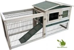 Woodland Konijnenhok Lambert Cottage 155x53x70cm