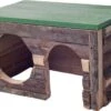 Houten Blokhut Medium Voor Ratten, Cavia Enz…