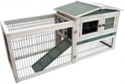 Duvo Konijnenhok Lambert – 155 X 53 X 70 Cm – Wit