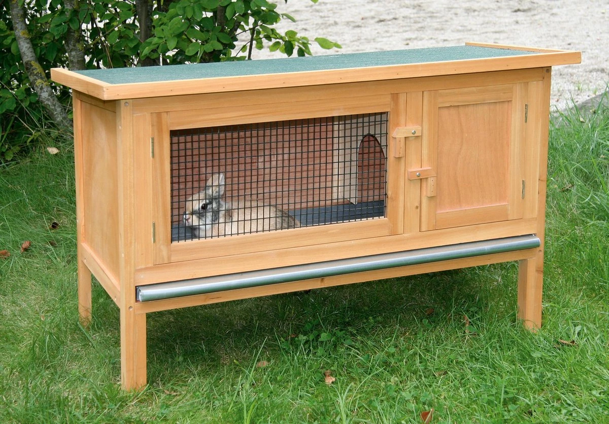 Kerbl Fred Konijnenhok – 100 X 45 X 62 Cm – Bruin 1 Kerbl Fred Konijnenhok – 100 X 45 X 62 Cm – Bruin