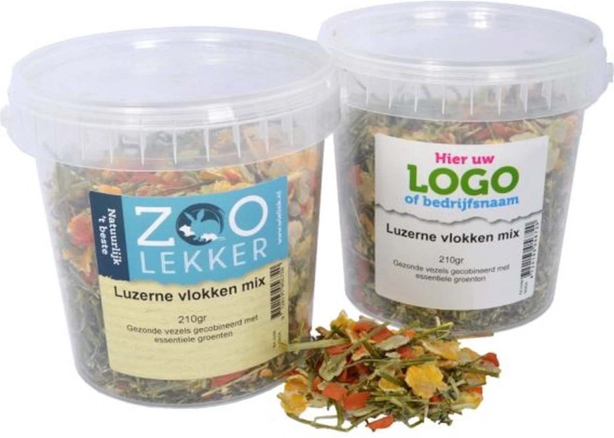 Eigen Merk Luzerne Vlokken Mix – Knaagdiersnack – 210 Gram – In Handig Emmertje 1 Eigen Merk Luzerne Vlokken Mix – Knaagdiersnack – 210 Gram – In Handig Emmertje