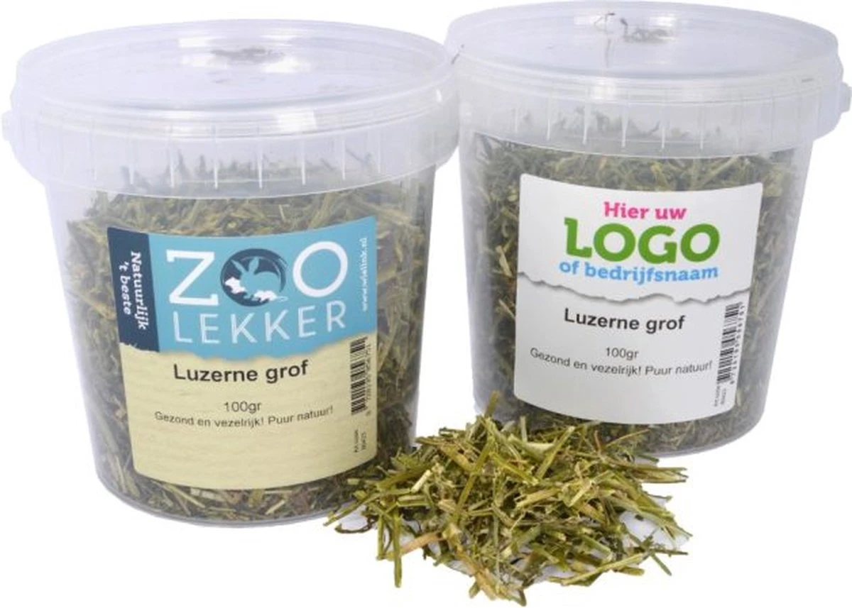 Eigen Merk Luzerne Grof – Aanvullend Diervoeder Voor Knaagdieren – 100 Gram – 1 Eigen Merk Luzerne Grof – Aanvullend Diervoeder Voor Knaagdieren – 100 Gram –