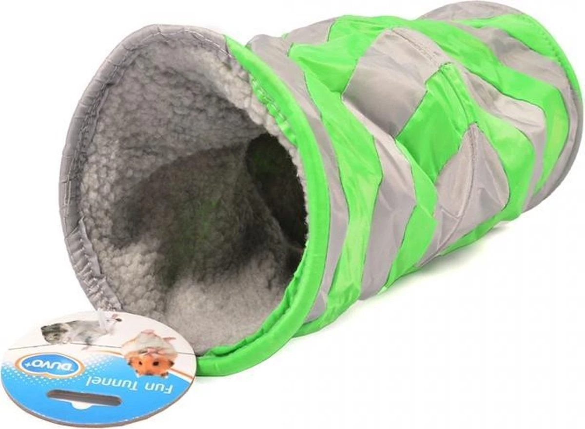 Duvo+ Play Tunnel Groen/grijs 35cm 1 Duvo+ Play Tunnel Groen/grijs 35cm