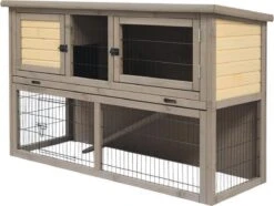 Duvo+ Woodland Konijnenhok Bel-étage Country 136,5x50x85cm